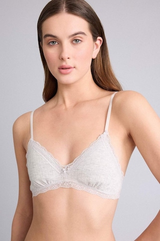 Defacto Dantel Detaylı Çıkarılabilir Kap Çıkarılabilir Pedli Balensiz Bralet G7762ax26spgr93 Gri-gr93