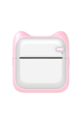 Lemestar Pembe Bluetooth Termal Yazıcı - Taşınabilir Cüzdan Boyutu, Fotoğraf/doküman/not Baskısı, 200dpi, Kablosuz Bağlantı