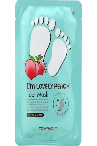 Tony Moly I'M Lovely Nemlendirici Şeftali Ayak Maskesi 16 G