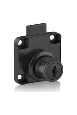 Canex Kare Çekmece Kilidi Siyah Nikel Gövde 22 Mm 10 Adet