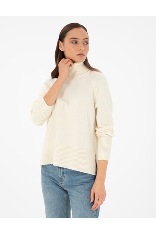 Pierre Cardin Kadın Ekru Kazak /triko 50296491-vr019 Ekru