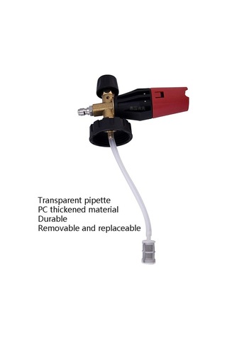 Sones Araba Yıkama Su Tabancası Yüksek Basınçlı Su Tabancası Siyah Ağızlı Beyaz Köpük Tencere