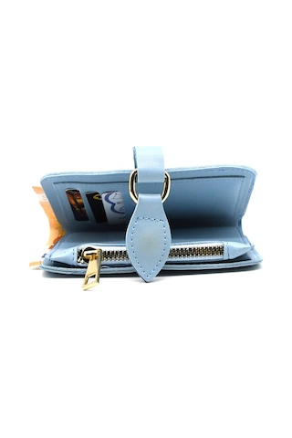Jara Bag Oslo Çok Bölmeli Mini Boy Kartlık, Cüzdan Mavi Küçük Boy Jara28-8