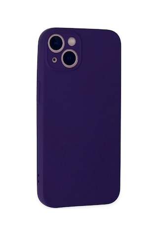 Newface Apple iPhone Uyumlu 13 Mini Kılıf Nano İçi Kadife Silikon Glblseme - 84 - Mor