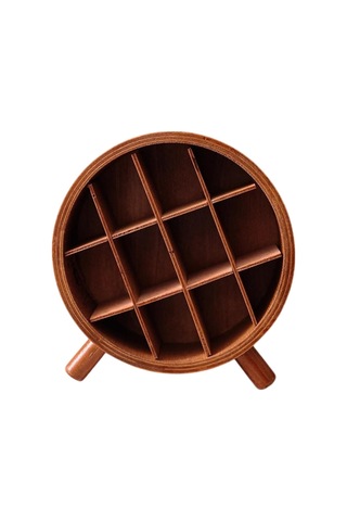 Homyl Ruj Organizatör Ahşap Depolama Rafı Dresser Vanity Için