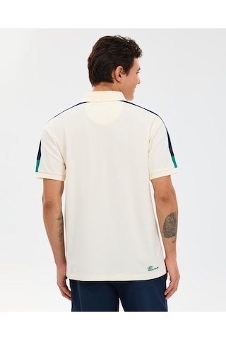 Skechers M Color Block Detail Polo Erkek Ekru Polo Yaka Tshirt S221047-1208