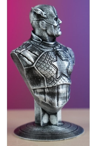 Captain America - Kaptan Amerika Boyalı Figür / Büst - Biblo 13 Cm