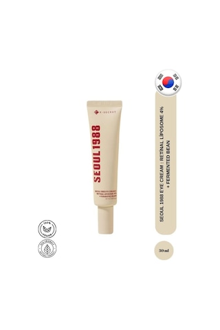 Ksecret Seoul 1988 Eye Cream Retinal Liposome 4%+fermented Bean 30ml - Yaşlanma Karşıtı Göz Kremi