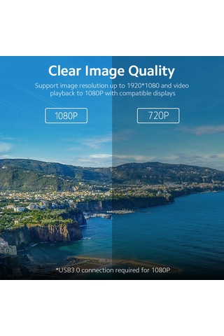 Moveevo Usb 3.0'dan Hdmı'ye Dönüştürücü, 1080p Full Hd, 5gbps Hızlı Aktarım, Dizüstü Bilgisayar-beyaz Eşya Bağlantısı, Çoklu Sistem Uyumlu