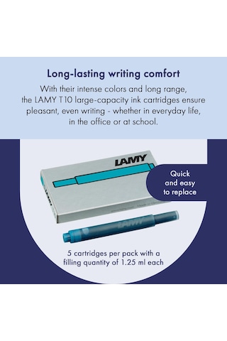 Lamy Dolma Kalem Kartuşu Turkuaz 165-Koyu Yeşil