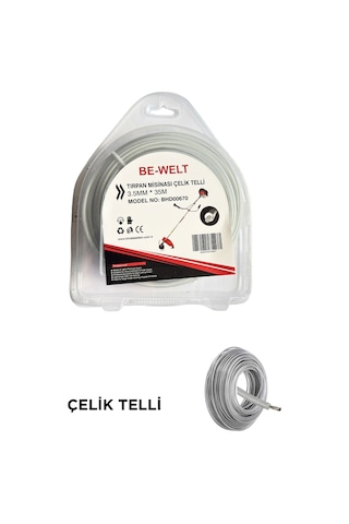 Tırpan Misina Çelik Telli - 3.5mm 35 Metre - Yüksek Kalite Tırpan Misina Çelik Telli - 3.5mm 35 Metre - Yüksek Kalite