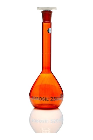 Cam Balon Joje 250 Ml - Amber - Plastik Tıpalı