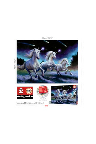 Educa 1000 Parça Kayan Yıldız Puzzle - 19919 - Shooting Stars Anne Stokes