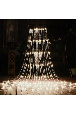 Sunlight 2x3m Yağmur Perde Led Aydınlatma 5 Modlu Beyaz