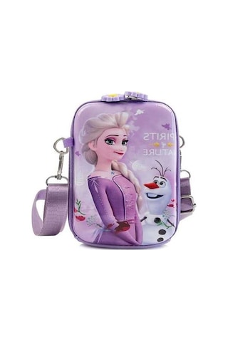 Didadodo Kızlar Frozen Omuz Çantası Hafif Çocuk Çapraz Askılı Çanta Açık Mor, Renk: Açık Mor Açık Mor