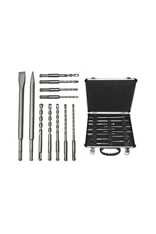 Bosch SDS-Plus 11'li Alüminyum Çantalı Uç ve Keski Seti 2608578765