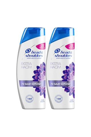 Head & Shoulders Ekstra Hacim Kepeğe Karşı Karşı Etkili Şampuan 2 x 350 ML