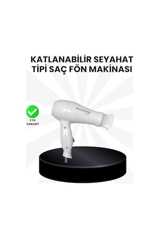 Taşınabilir Fön Makinesi Katlanır Gövde Enerji Tasarruflu