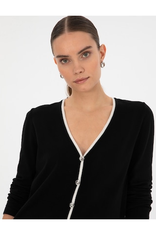 Pierre Cardin Kadın Siyah Hırka Triko 50310986-vr046 Siyah