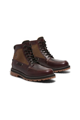 Timberland Tb0a697h Britton Road Mid Lace Up Boot Bordo Erkek Bot Bordo