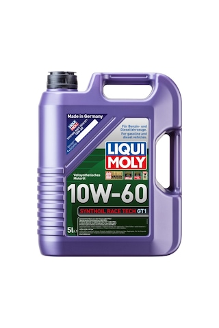 Liqui Moly Synthoil Race Tech Gt1 10W-60 Motor Yağı 5 L Liqui Moly Synthoil Race Tech Gt1 10W-60 Motor Yağı 5 L