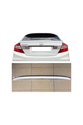 Honda Civic Fb7 12-16 Bagaj Üstü Spoiler Bagaj Çıtası Parlak Beya