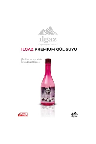 Ilgaz Doğal Gıdaya Eklenebilir ve İçilebilir Gül Suyu 400 ML