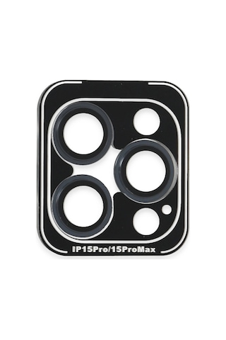 Joko Apple iPhone Uyumlu 15 Pro Max Pvd Metal Kamera Lens - Lacivert