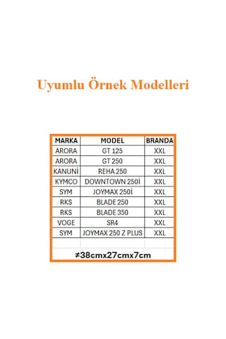Proofmoto Universal Sele Brandası XXL - XX Large - ÇiftX Large Branda