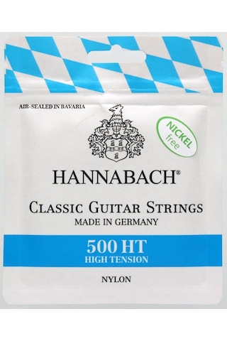Hannabach 500ht Klasik Gitar Teli High Tension Yüksek Gerilim Parlak Ve Güçlü Ses