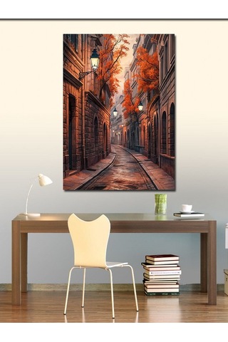 Kanvas Tablo Retro Sokak Arası 50cmx70cm