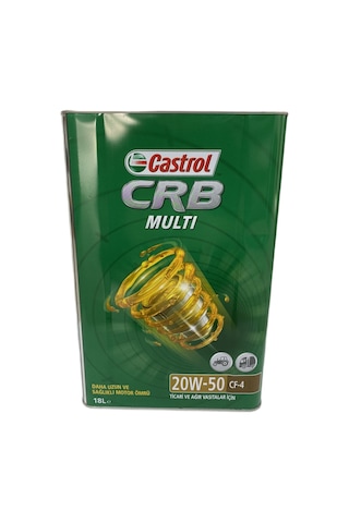 Castrol Crb Multi 20W-50 Apı CF-4 Motor Yağı 18 L