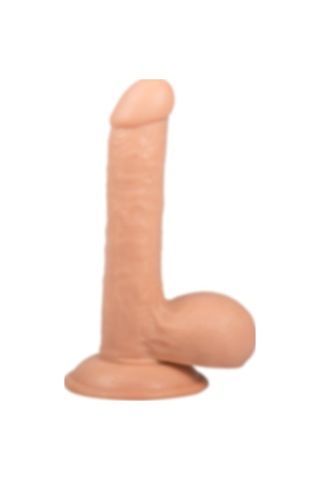 River World Vantuzlu Realistik Ten Dokusunda Yapay Dildo Pe Nis 19 Cm
