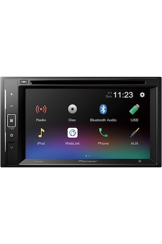 Pioneer Avh-a240bt 6,2" Bluetooth'lu Double Teyp