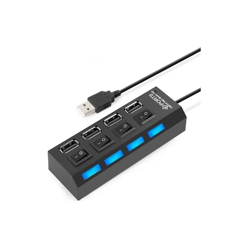 Netojen Nt-121 Usb 2.0 Anahtarlı 4 Port Usb Hub