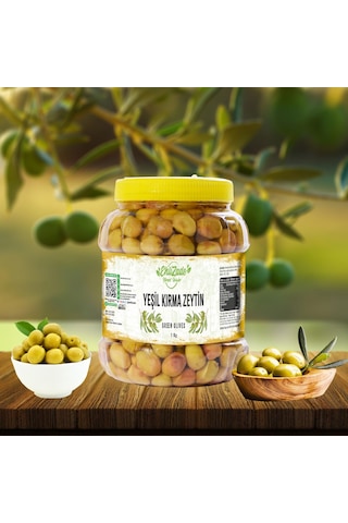 Ehlizade Yeşil Kırma Zeytin 1 KG