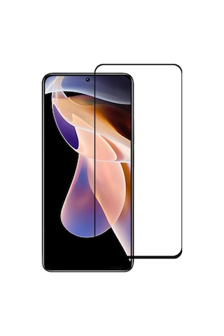 Nettech İnfinix Note 30 Pro Uyumlu 5d Glas Full Cam Koruyucu - Siyah