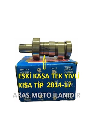 Bajaj Pulsar Ns 200 ,rs 200 Eksantrik Mili Tek Yivli Kam Mili Euro 3 2014-2017-arasmoto