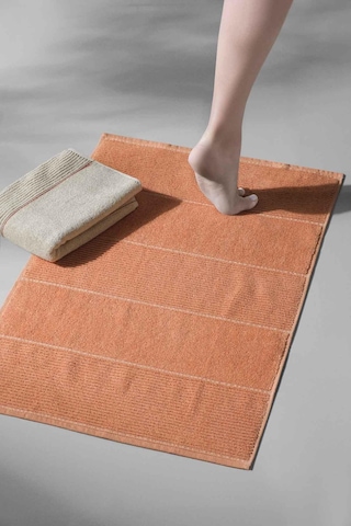 Carmine Bathmat Desert - Ekstra Yumusak, Modern %100 Pamuk 50X75C Taba