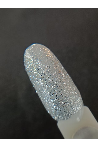 Glamour Nail Art Tasarım Boya Glitter Silver 5 Gr Gümüş