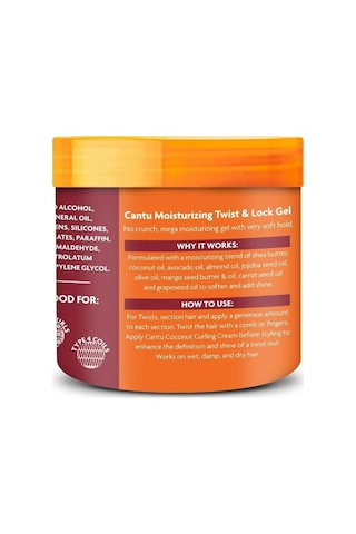 Cantu Doğal Saçlar İçin Nemlendirici ve Bukle Yapıcı Jel 370 G
