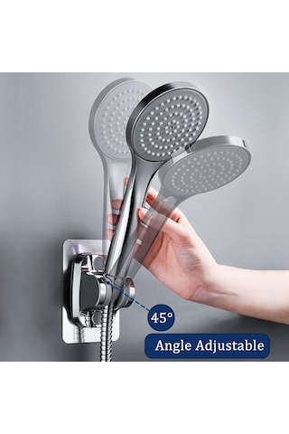 Ayarlanabilir Duş Başlığı Tutucusu Delme Gerektirmeyen Banyo Braketi B Diğer