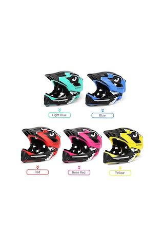 Lixada Timsah Tarzı Çocuk Açık Hava Bisiklet Kaskı Kırmızı