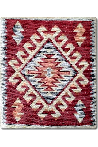 40x40 Kilim Sandalye Ve Koltuk Minderi, kırmızı