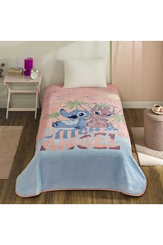 Lisanslı Disney Lilo&stitch Aloha Tek Kişilik Battaniye 000000001000051505 Çok Renkli