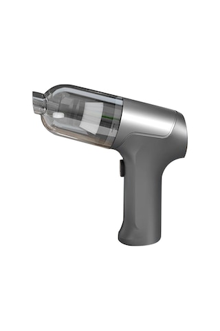 Tenfowee 60w Güneş Gri El Tipi Sürekli Akıllı Süpürge - Ev Ve Araç İçin Kuru/ıslak Kullanım, 5000pa Vakum, 4000mah Pil