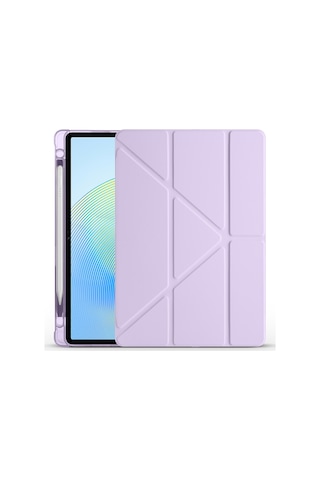 Xiaomi Redmi Pad 2 11inç 2025 Kılıf Kalem Bölmeli Trifolding Case Kapaklı Kılıf