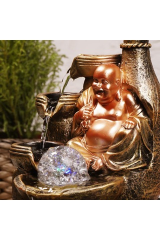 Zen Gülen Buddha Temalı Coppersu Şelalesi
