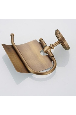 Duvara Monte Doku Tutucu Pirinç Doku Rulo Dağıtıcı Tuvalet Kağıdı Tutucu / Bathle Banyo Mutfak Su Geçirmez Kağıt Tutucular 22 x 13.6 x 11.2 CM