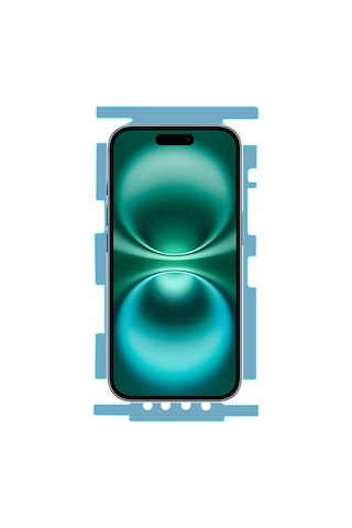Microcase Apple Uyumlu iPhone 16 Ön Arka Yan Koruma Full Body Film-fl360